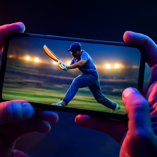 KU99 ক্রিকেট ব্যাটসম্যান শট খেলছে